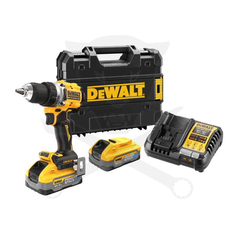 Fúró-csavarozó, akkus 18V 2db 5.0Ah Li-ion - kefementes - DeWalt