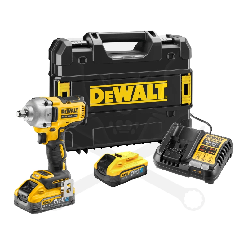 Ütvecsavarozó, akkus 18V 812 Nm 1/2" 2 db 5.0Ah - DeWalt