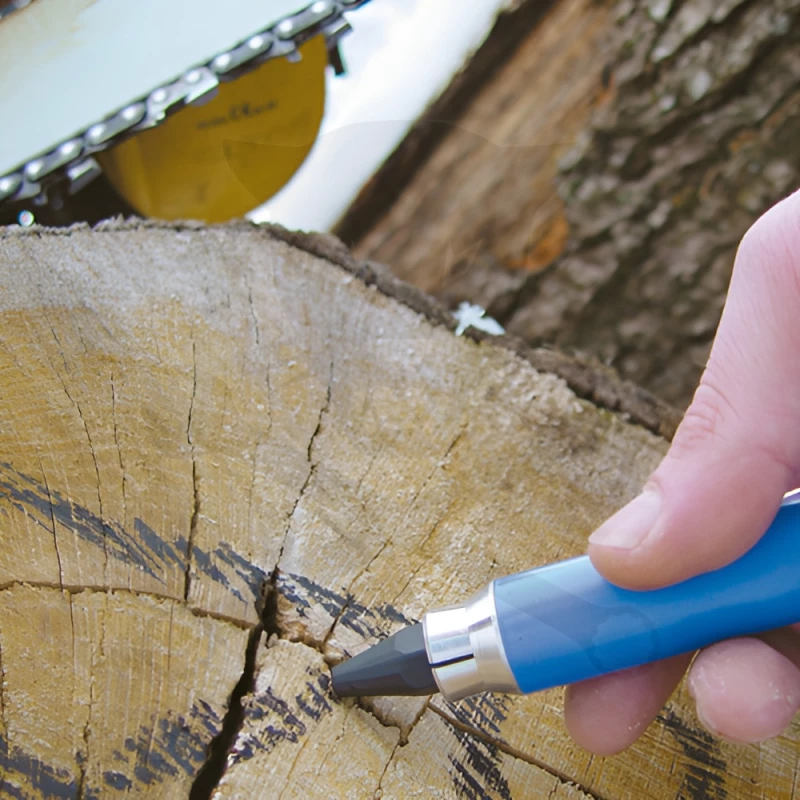 Jelölő krétatartó alumínium - KÉK - Bleispitz