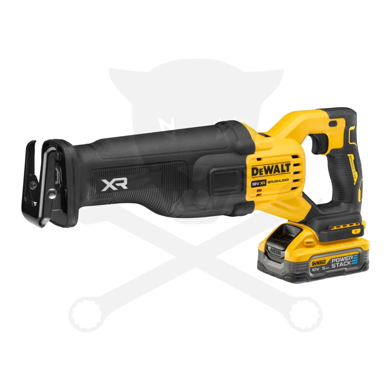 Orrfűrész, akkumulátoros 18V 2db 5.0Ah -POWERSTACK- Dewalt
