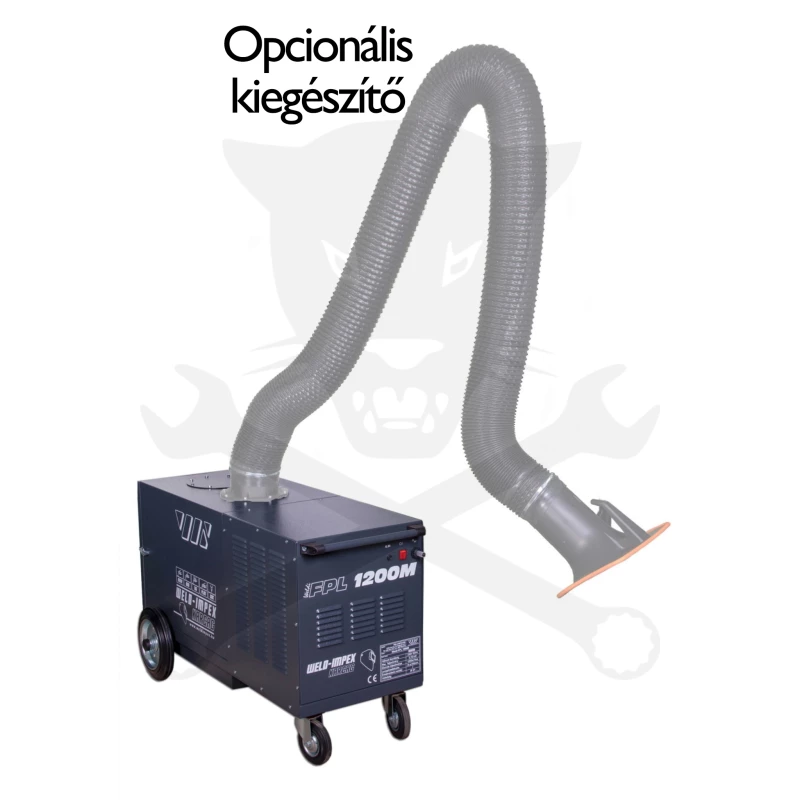 Hegesztési füstelszívó 0.75 kW 1200 m3/ó IP23
