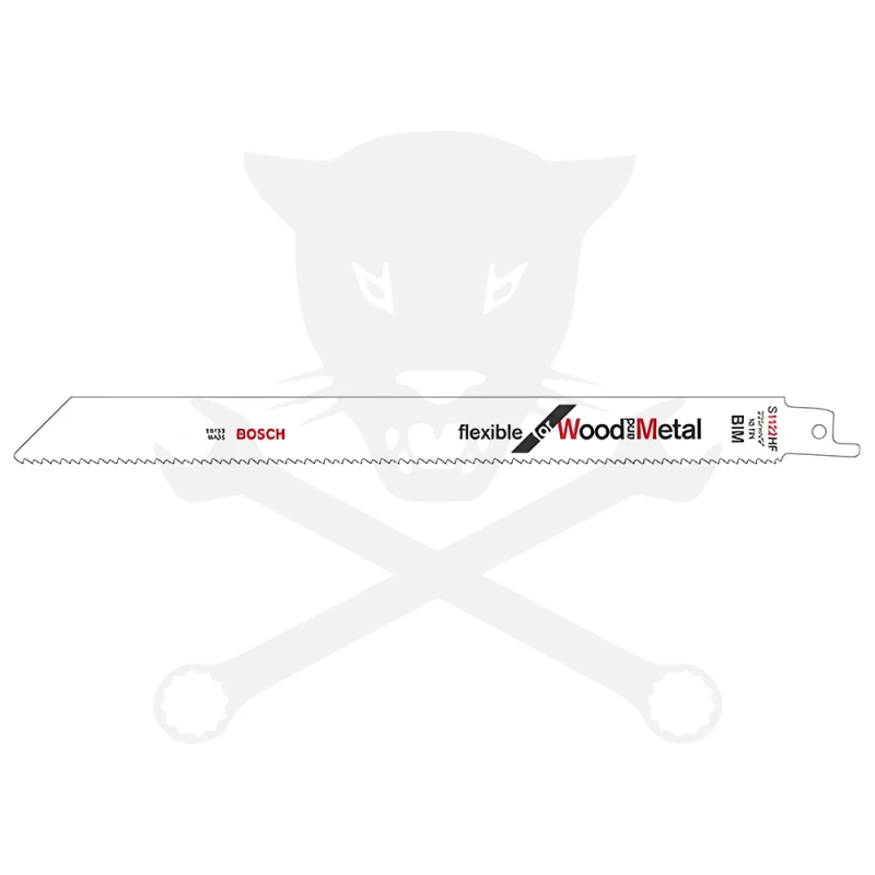Fűrészlap kardfűrészhez, fa/fém 225 mm -S 1122 HF- 5db - Bosch (2.608.656.021)