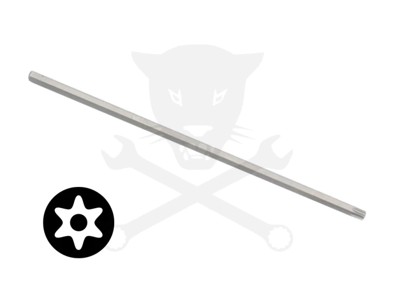 Bit torx 1/4" T08*200 mm hatágú lyukas