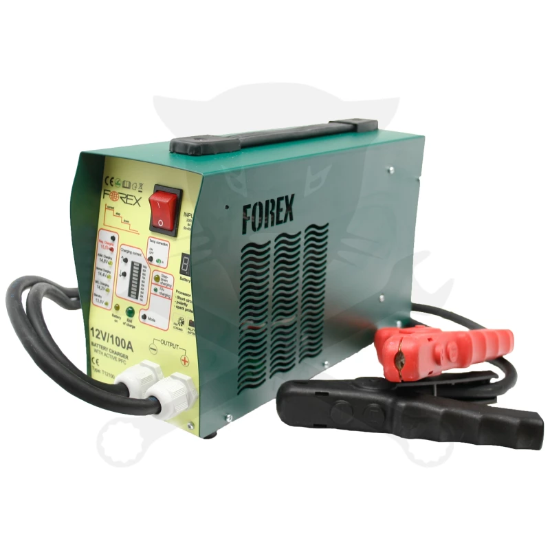 Akkumulátor töltő FRX 12V -100A - Full Automata + TÁPEGYSÉG