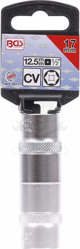 Dugókulcs - crowafej 1/2" 6 lap normál 18 mm BGS