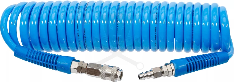 Levegőcső spirál 6 m kék - szerelt - 12 mm - BGS
