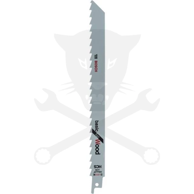 Fűrészlap kardfűrészhez, fára 228 mm 3 T - 2db / S 1111 - Bosch