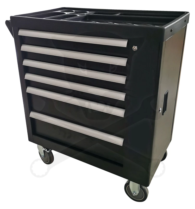 Szerszámos kocsi gyári-felszerelt 124 db-os 6 fiókos - Kenwell