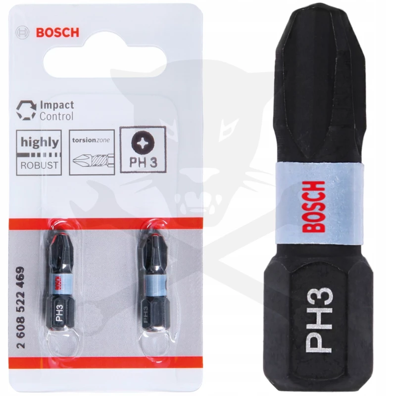 Csavarhúzó bit Impact Control - PH3 x 25 mm x 2db - Bosch (2.608.522.469)
