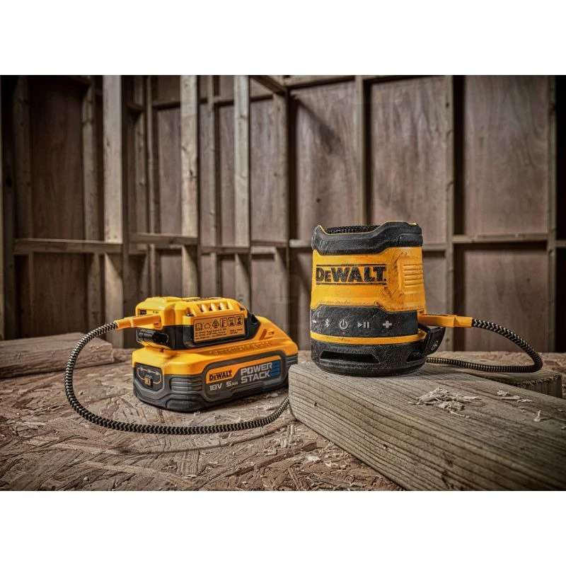 Bluetooth hangszóró, akkus - 3,6V / 1,4Ah / 5W - DeWalt