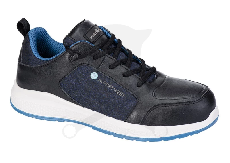 Munkavédelmi cipő PORTWEST - Eco Composite Trainer S3S fekete 45-ös