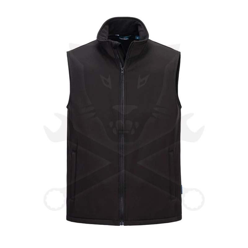 Mellény Softshell fekete XXL GILET - Portwest