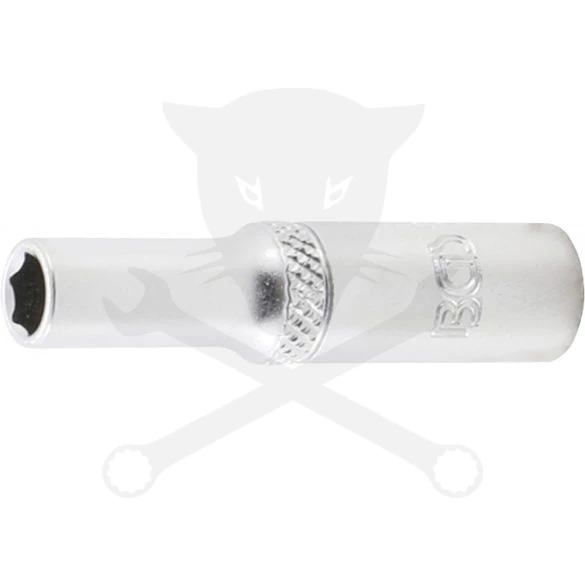 Dugókulcs - crowafej 1/4" 6 lap hosszú 6 mm BGS