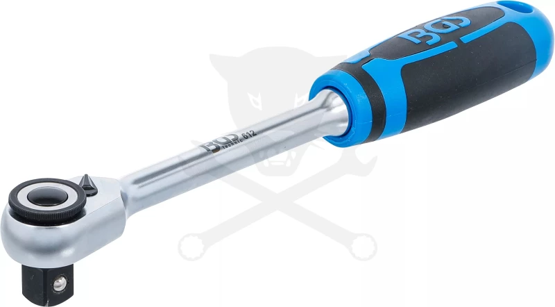 Crowa racsnis kulcs 1/2" 72 fogú, irányváltós - BGS