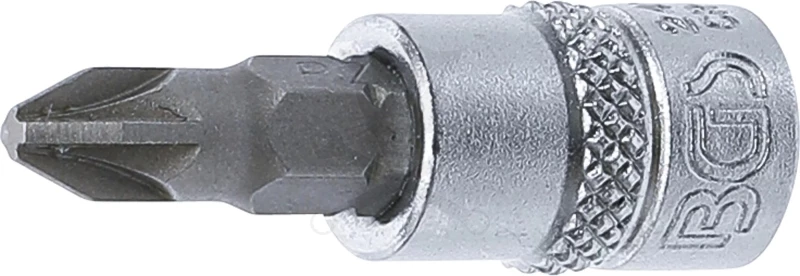 Rátűzőkulcs - crowa+bit 1/4" kereszt PZ1