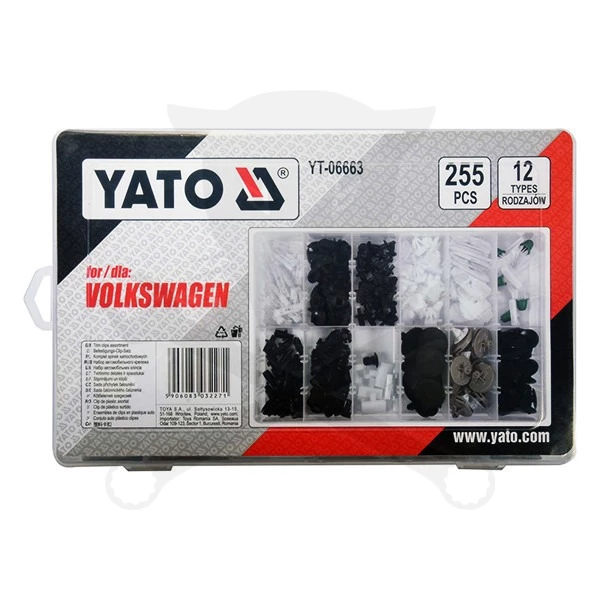 Műanyag patent készlet VW 255 db -