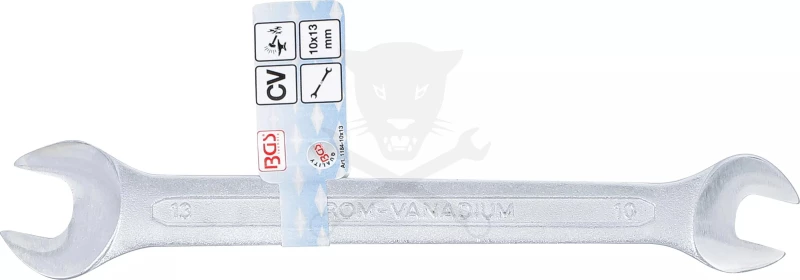 Villás-villáskulcs 10x13 mm BGS