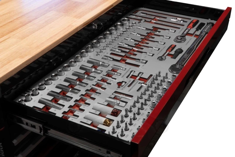 Szerszámos kocsi gyári-felszerelt 267 db-os 13 fiókos szekrény - UTC