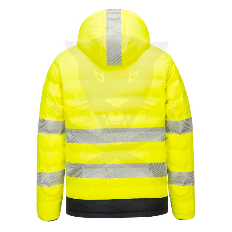 Munkakabát FŰTHETŐ USB-s Powerbank-kal HV-sárga XXL-es - PortWest