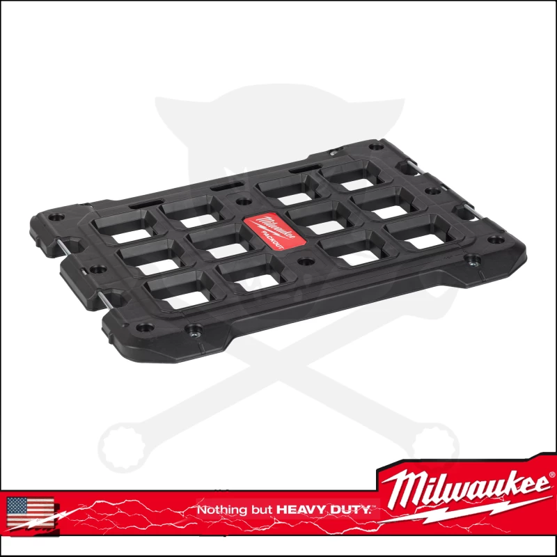 Szerszámos láda, rögzítőlemez - ütésálló - PACKOUT - Milwaukee