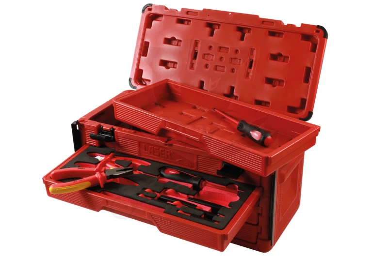 Szerszámkészlet Szigetelt/Hibrid VDE 1000 V 27 db-os készlet 3/8" Laser