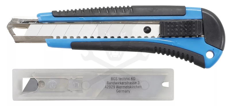 Vágókés 18 mm törhető penge, automata rögzítő + 7 db penge - Yato