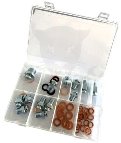 Menetjavító készlet olajleeresztő csavarhoz PERSELYES 63 részes - Welzh