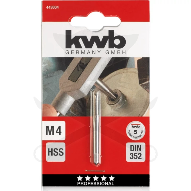 Menetfúró gépi, egyenes hornyú M4 HSS