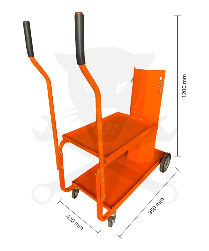 CO hegesztőkocsi MIG-AWI-MMA 420x950x1200 mm