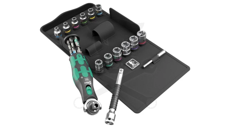 Dugókulcs készlet 3/8" 6 lap 6-17 mm 27 db-os WERA