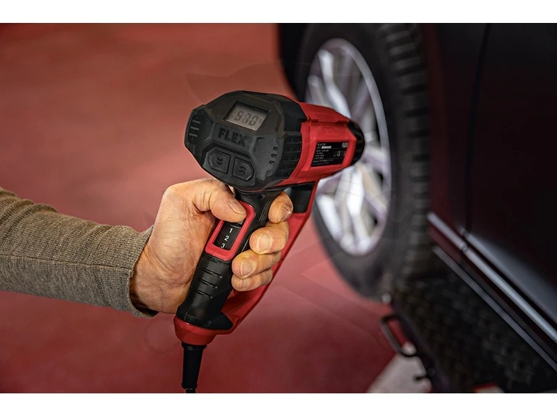 Hőlégfúvó digitális, 2 fokozat 2000W, 500 l/perc, 50-650°C - FLEX (HG 650 2000)