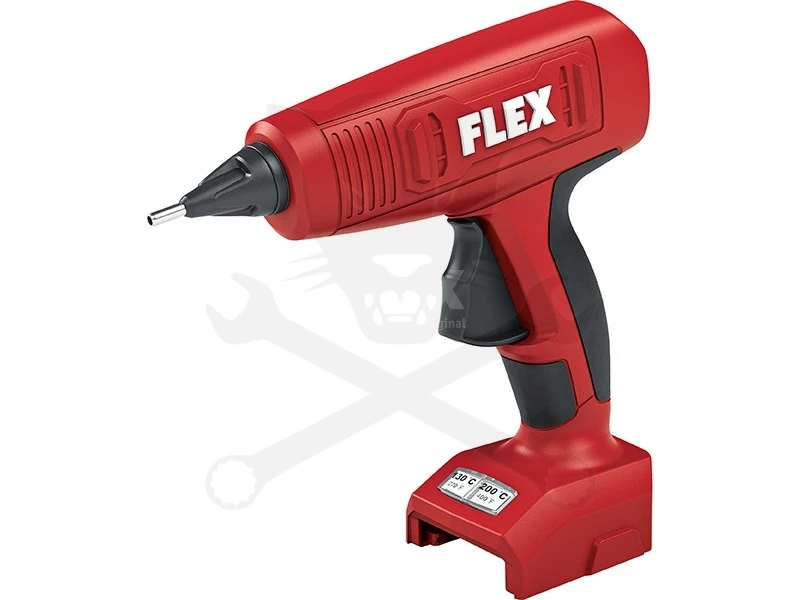 Ragasztópisztoly, akkus 18 V Li-Ion - 200°C - akku nélkül - FLEX (GG 200 18)