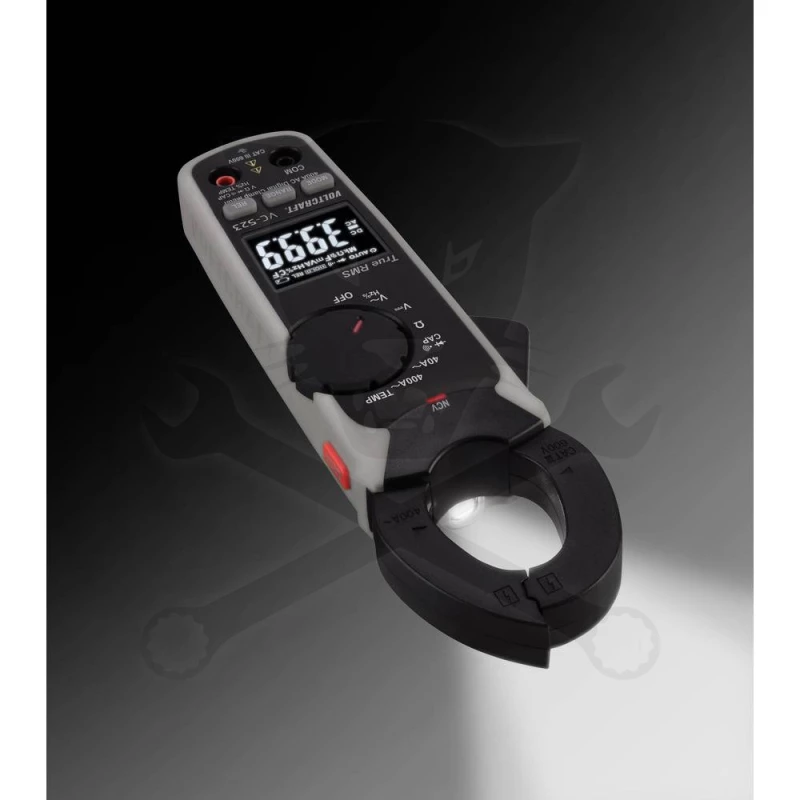 Multimeter, lakatfogós AC/DC 600V / 400A - Voltcraft