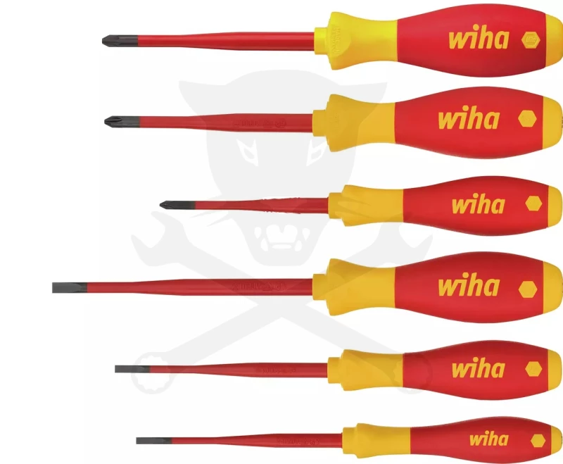 Csavarhúzó készlet VDE Wiha SoftFinish SlimFix 6 db-os SL+PH+PZ