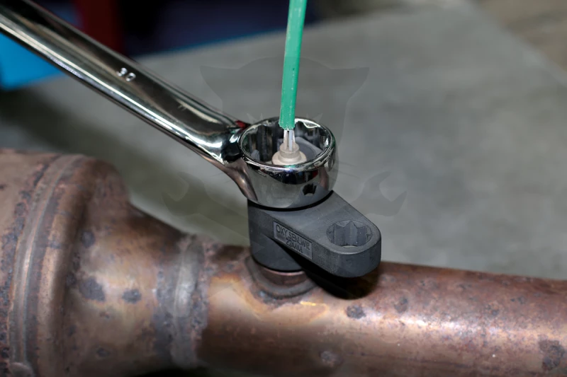 Lambdaszonda kiszerelő 22 mm eltolt 1/2"+30 mm villás 2:1-ben- Laser