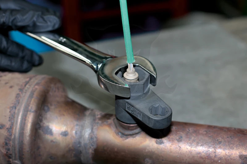 Lambdaszonda kiszerelő 22 mm eltolt 1/2"+30 mm villás 2:1-ben- Laser