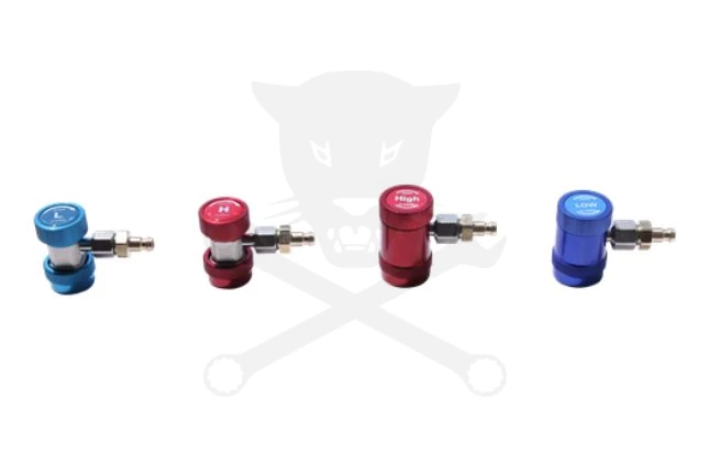 Légkondi rendszertöltő csatlakozófej készlet -