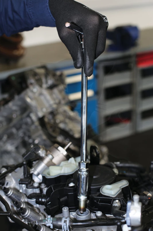 Gyújtógyertya szerelő T-fogantyús 3/8"-os készlet 4db-os - Laser