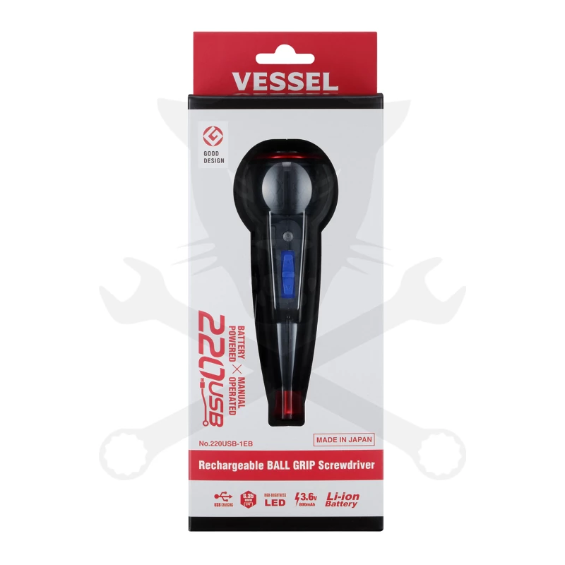 Csavarozó, akkus, marok - 3.6V - 2.0 Nm - 280f/min - Vessel