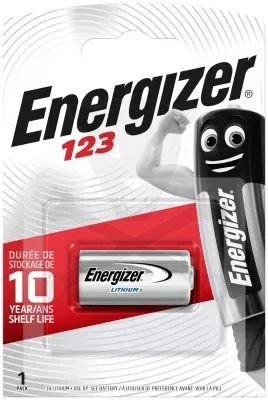 Elem 3V - CR123A fotóelem - Energizer