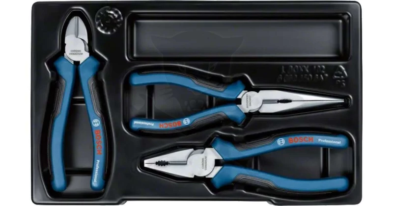 Tálcás Bosch fogó készlet 3db-os