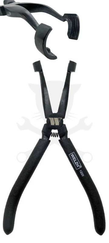 Fékrugó szerelő fogó - fékpofa rugóalátéthez