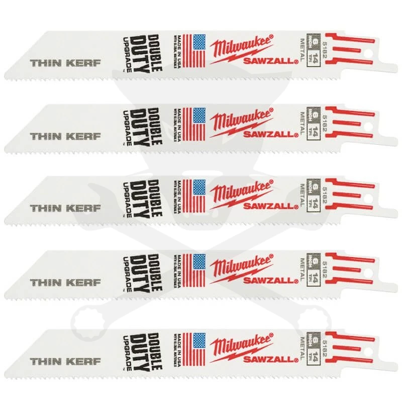 Orrfűrészlap, fémlemez készlet 150mm 14 TPI 5 db-os - Milwaukee