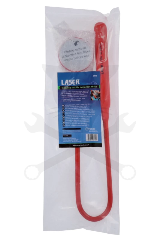 Tükör 55 mm - SZIGETELT 1000 V-os - flexibilis 400 mm - Laser