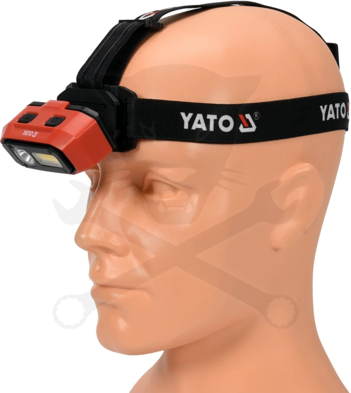 Szerelőlámpa - Fejlámpa LED 800 Lumen - akkus mozgásérzékelős YATO