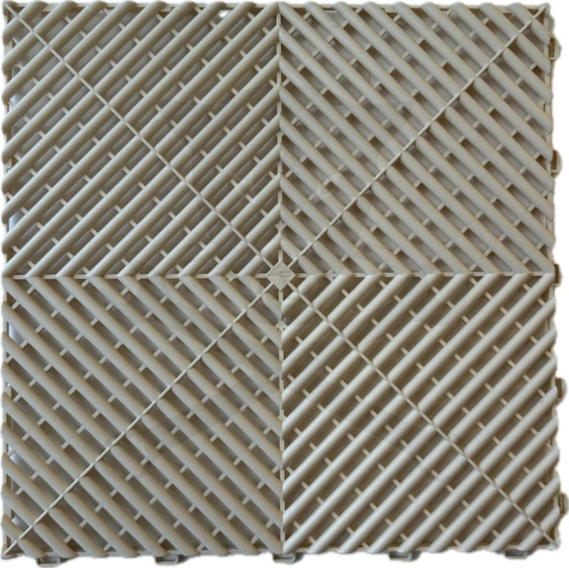 Műhelypadló - SwissDeck RibDeck Classic 33,3 x 33,3 cm - Ivory/Elefántcs