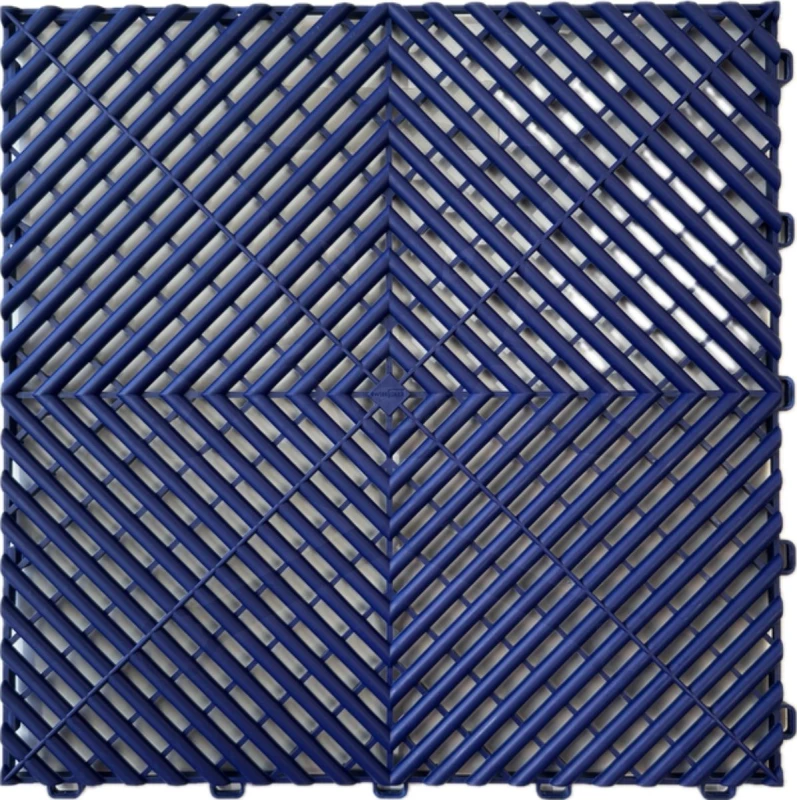 Műhelypadló - SwissDeck RibDeck Classic 33x33cm Midnight Blue RAL5022