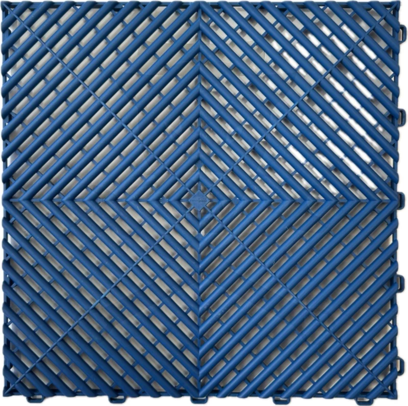 Műhelypadló - SwissDeck RibDeck Classic 33x33cm Island Blue RAL5019