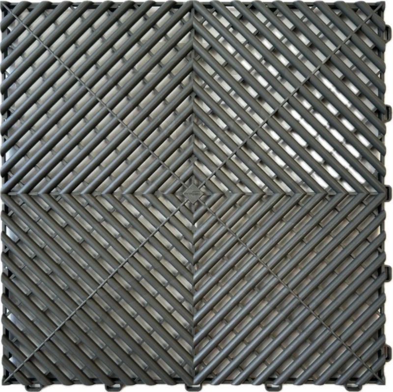 Műhelypadló - SwissDeck RibDeck Classic 33x33cm Slate Grey RAL7012