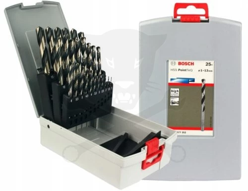 Csigafúró készlet HSS 25 db-os 1,0-13,0 mm - Bosch